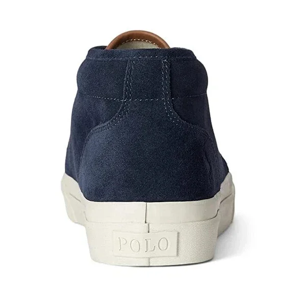 Polo Ralph Lauren Keaton Chukka Sneaker Men's 10 Hunter Navy Suede Shoes ZPO3979